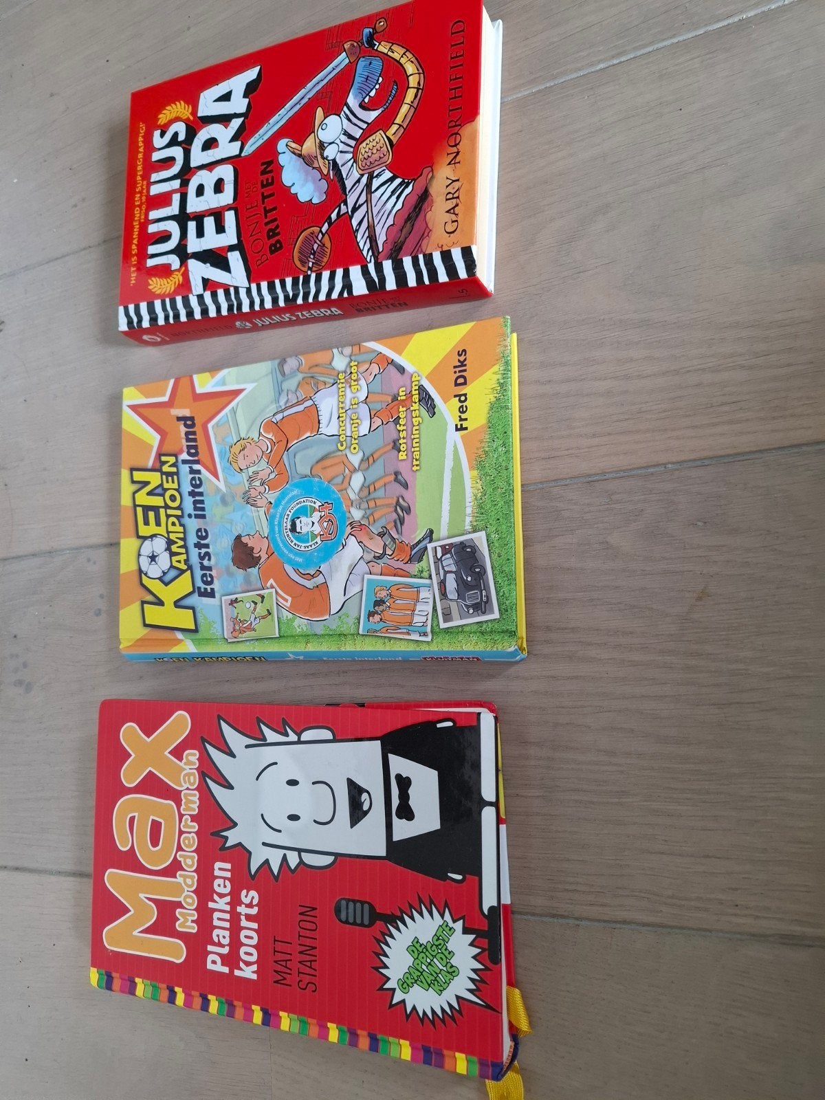 Kinderboeken: Julius Zebra, Koen Kampioen, Max Modderman, Boeken, Ophalen of Verzenden