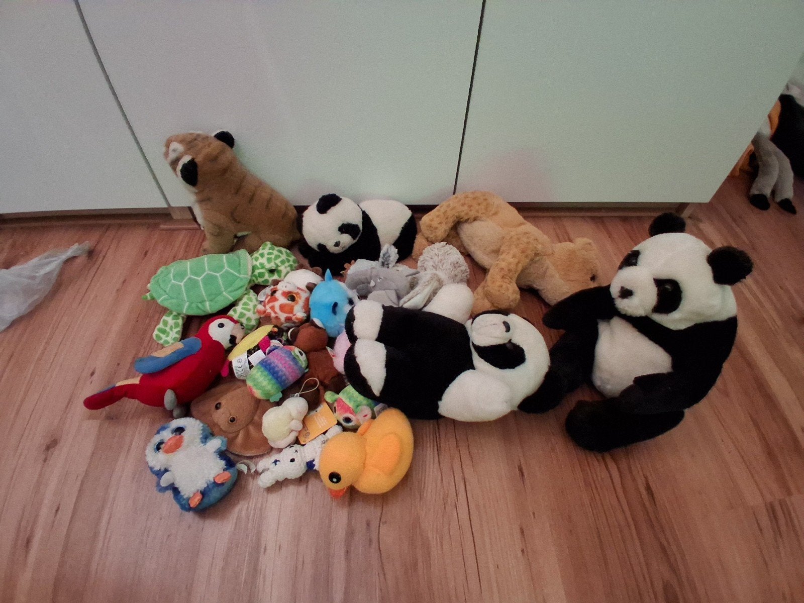 Grote knuffelbundel met diverse dieren, Gebruikt, Overige merken, Overige karakters, Overige typen