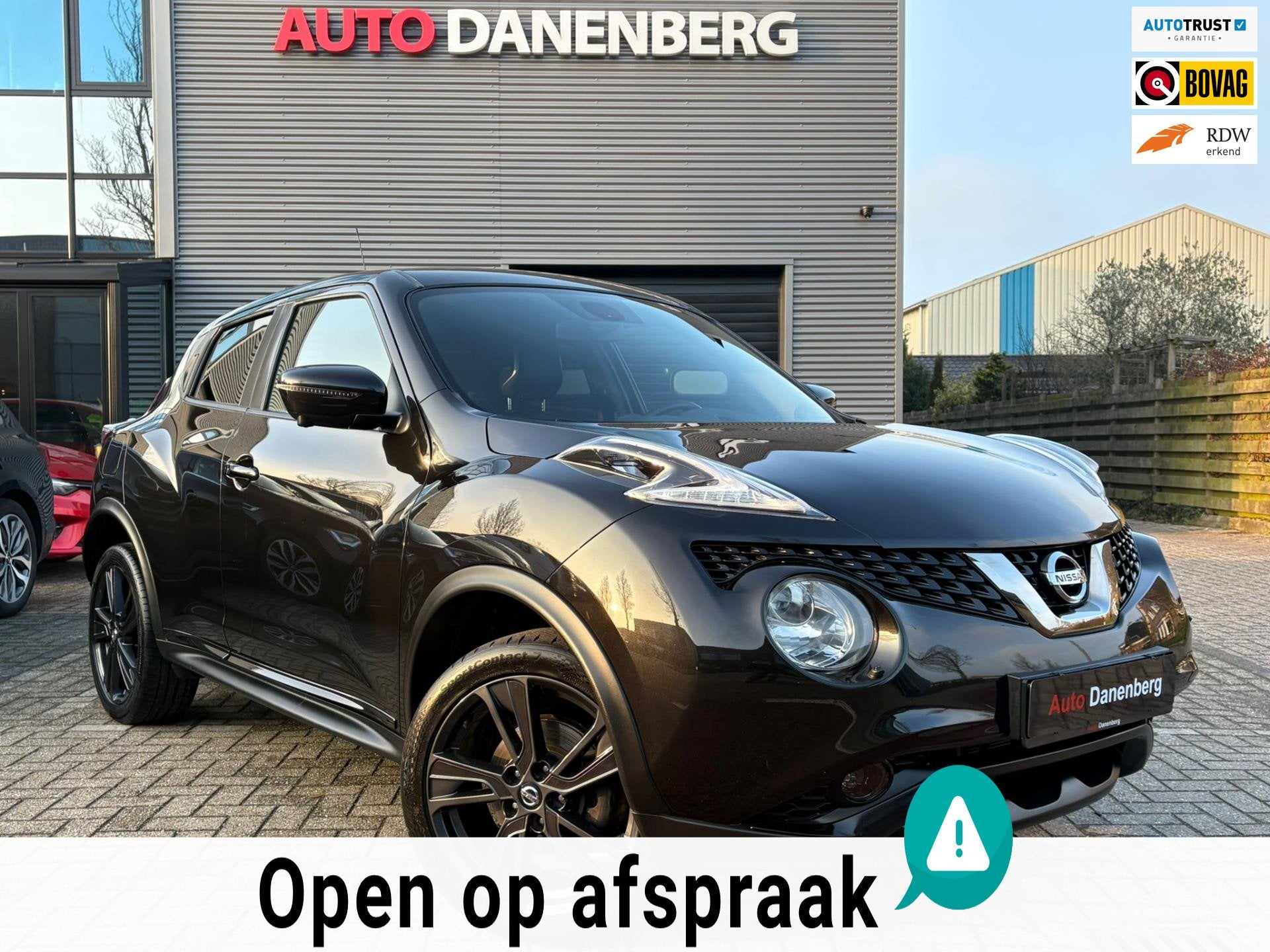 Nissan Juke 1.6 Tekna 390 CAMERA FULL OPTIES AUTOMAAT!, Auto's, Zwart, 1600 cc, Zwart, Nieuw