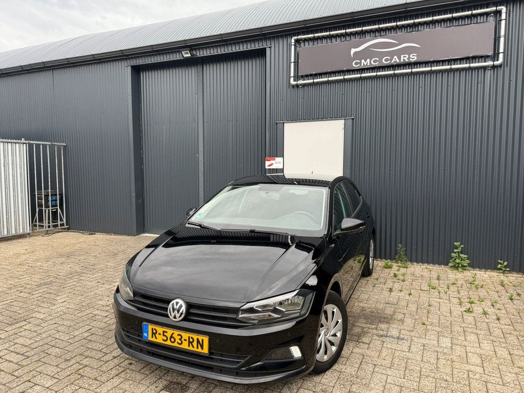 Volkswagen Polo 1.0 MPI Trendline, Auto's, Volkswagen, 1005 kg, Euro 6, Zwart, Bedrijf