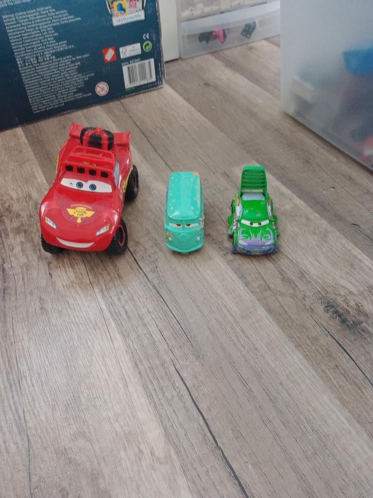 Cars autos - Bliksem McQueen en vrienden, Overige merken, Gebruikt, Auto, Groter dan 1:32