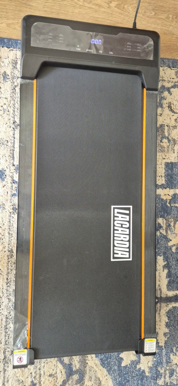 Lacardia Loopband met Afstandsbediening, Ophalen, Zo goed als nieuw, Metaal, Loopband
