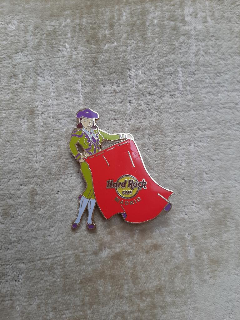 Hard Rock cafe pin Madrid, Ophalen of Verzenden, Zo goed als nieuw, Overige onderwerpen, Speldje of Pin