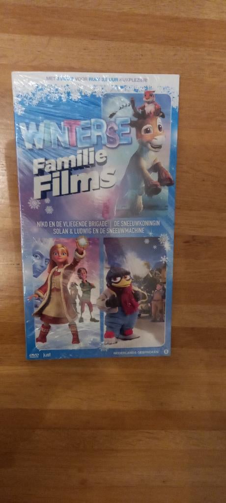 dvd pakket kinderfilms WINTERSE FAMILIEFILMS nieuwe films, Avontuur, Ophalen of Verzenden, Vanaf 6 jaar, Nieuw in verpakking