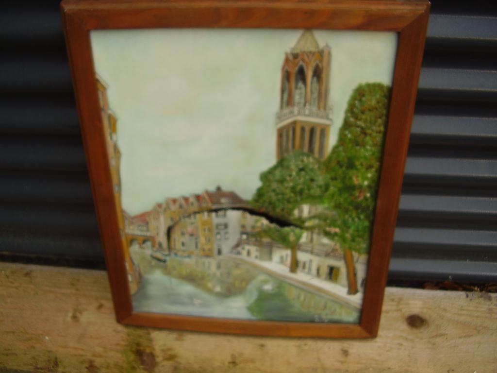 schilderij dom utracht domtoren kerk geschiedenis antiek, Antiek en Kunst, Ophalen of Verzenden