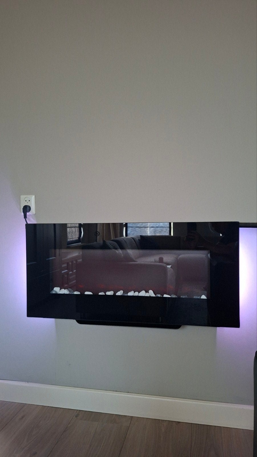 Elektrische Sfeerhaard met Verwarming en Backlight, Ophalen