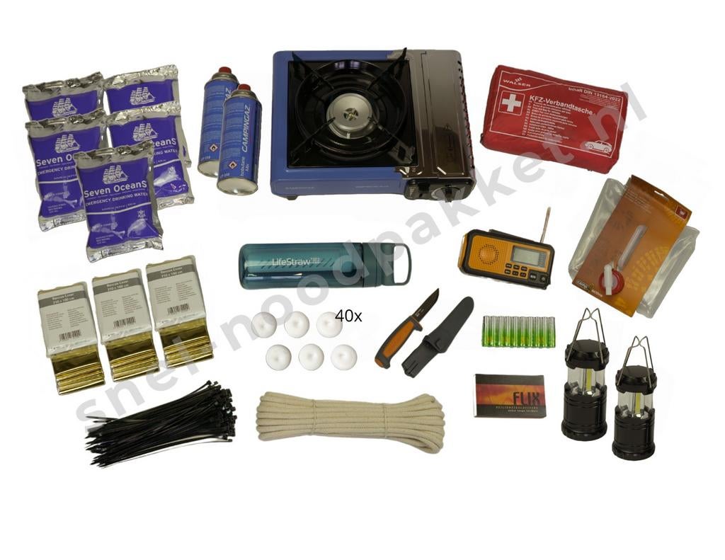 72-uurs Noodpakket- Survival Kit- Rampenpakket, Ophalen of Verzenden, Nieuw