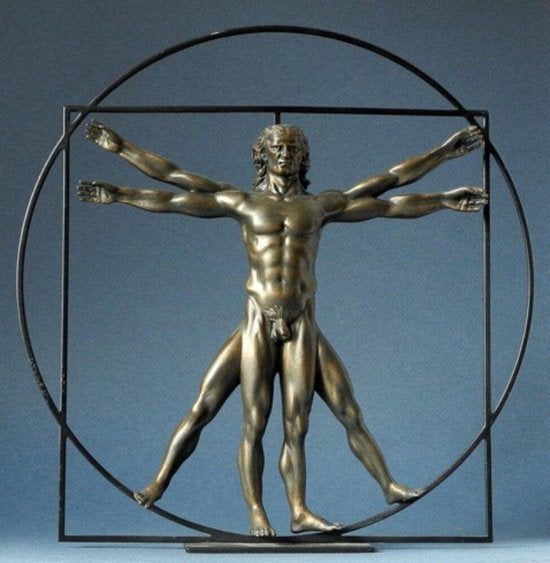 Te koop beeld Man van Vitruvius, Ophalen of Verzenden