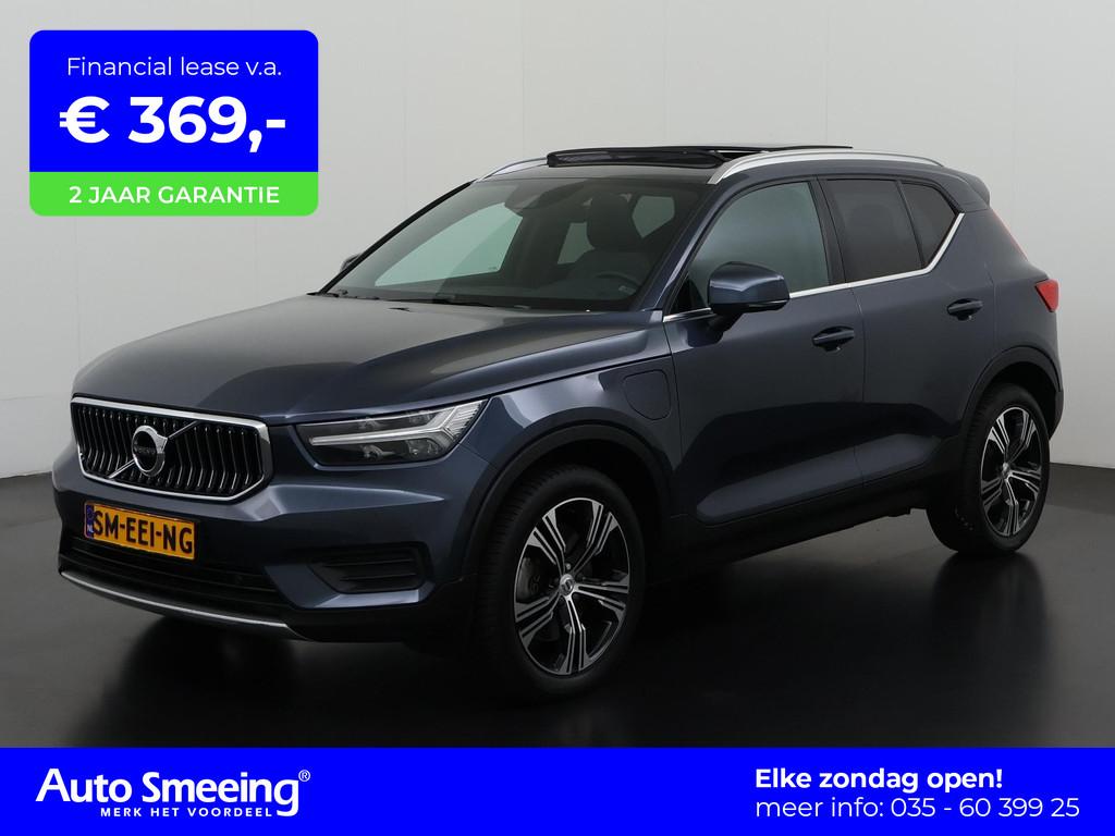 Volvo XC40 1.5 T4 Recharge Inscription Expr | Panoramadak |, Auto diversen, Schadeauto's, Automaat, Blauw, Hybride Elektrisch/Benzine