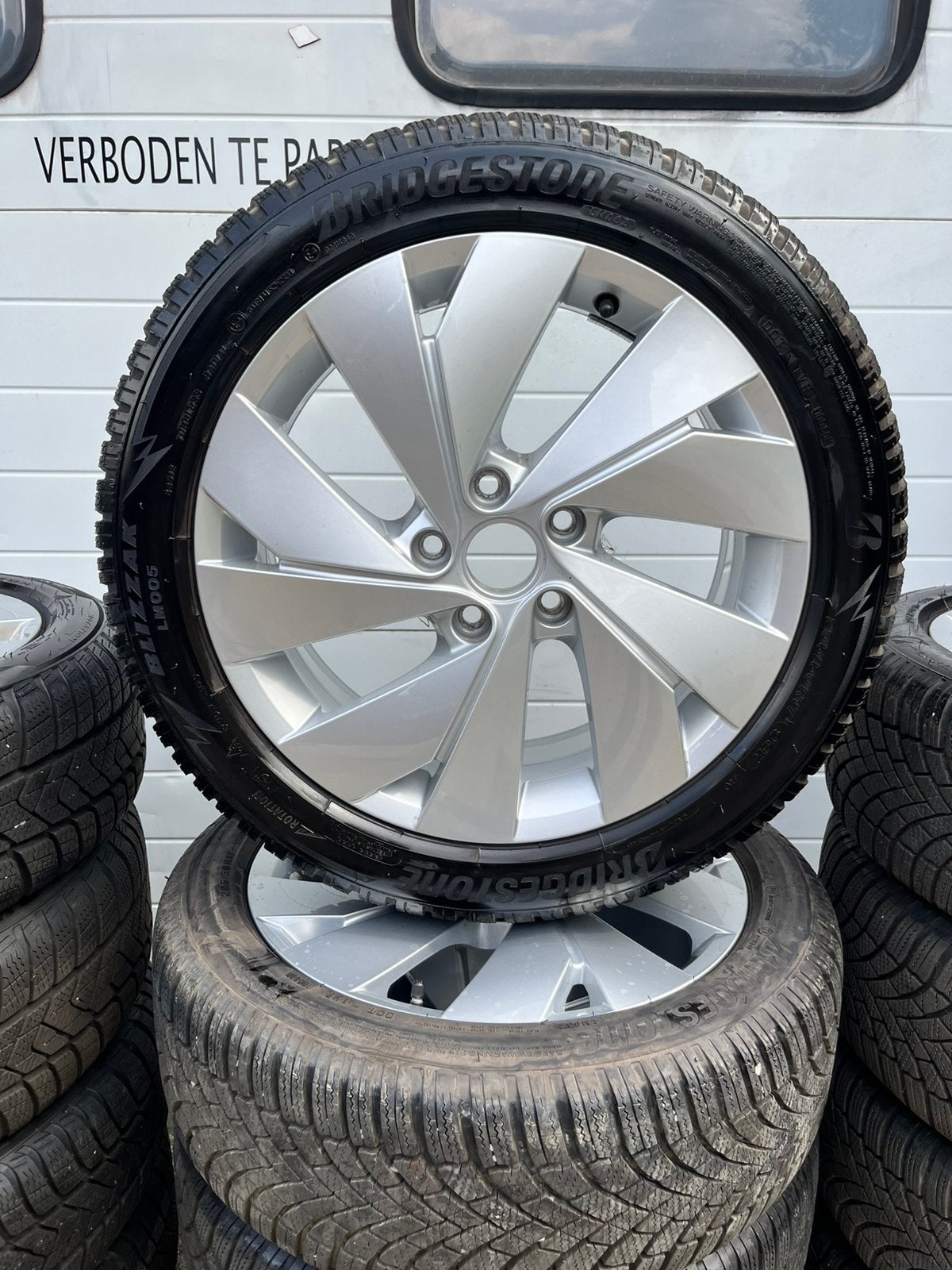 17” orig VW Golf 8 (7) winter velgen | ZGAN, Auto-onderdelen, Ophalen, Gebruikt, Banden en Velgen, 17 inch