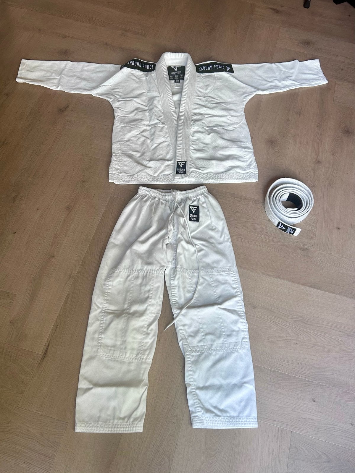 Jiu Jitsu pak: Ground Force BJJ Gi M4 - Zo goed als nieuw, Vechtsportpak, Zo goed als nieuw, Jiu-Jitsu, Maat M