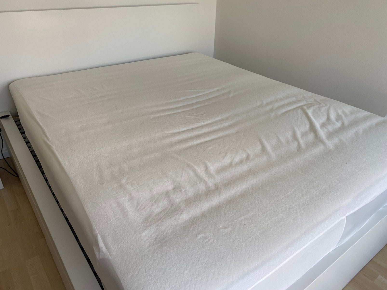 Molton Ikea Grusnarv 160 x 200, Ophalen, Gebruikt, Tweepersoons, Matras