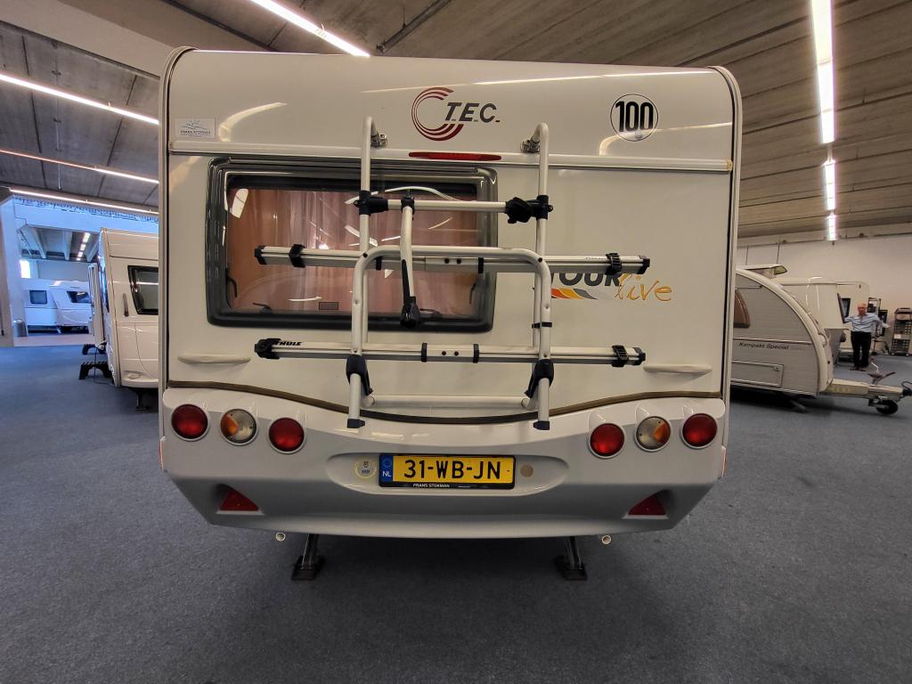 TEC Tour Live 400 DB; mover, voortent en fietsenrek, Caravans en Kamperen, Caravans, Schokbreker, T.E.C., Rondzit, Bedrijf