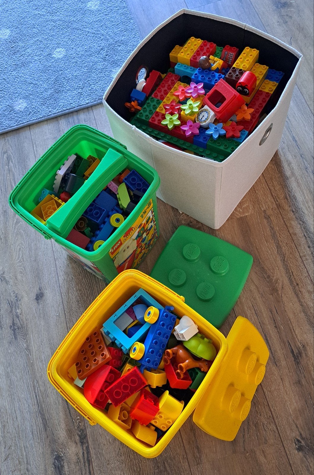 Grote partij duplo met 2 duplo bakken, Ophalen, Gebruikt