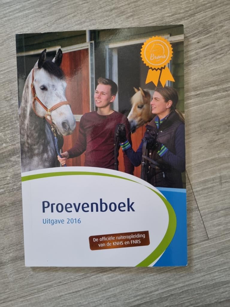Proevenboek Uitgave 2016 KNHB en FNRS, Ophalen of Verzenden, Zo goed als nieuw, Overige niveaus, KNHS en FNRS