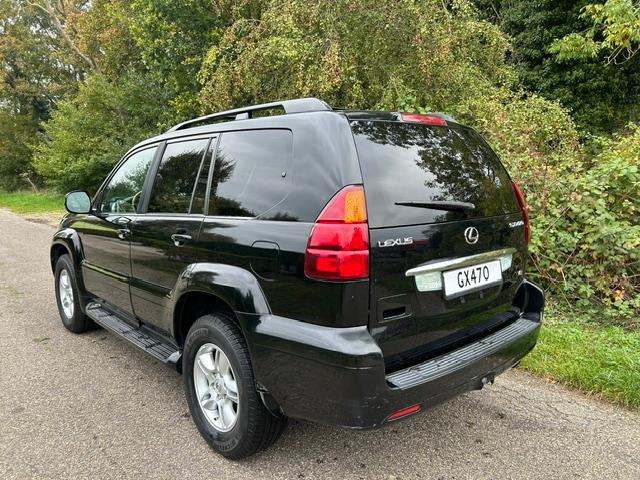 Lexus GX470 ( Toyota Land Cruiser 120 Series ) V8 Benzine 7-, Gebruikt, Zwart, Leder, Grijs