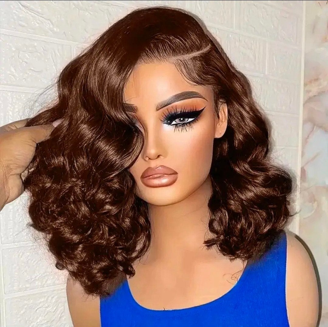 luxe bouncy wig / pruik 100% menselijke haar, Sieraden, Tassen en Uiterlijk, Uiterlijk | Haarverzorging, Ophalen of Verzenden