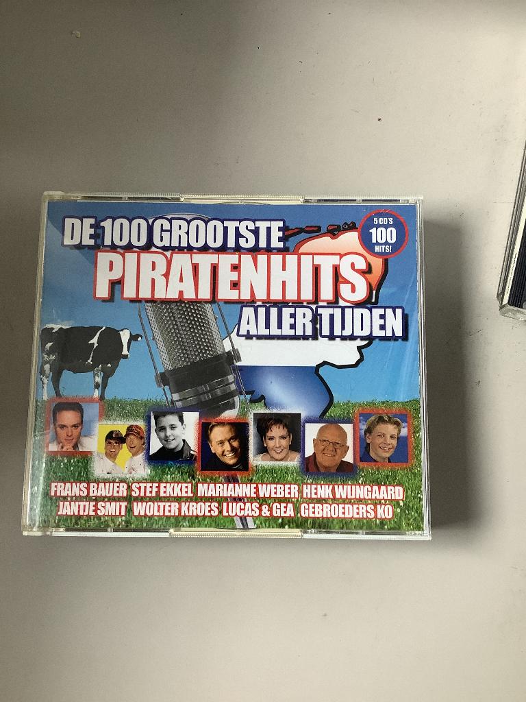 De 100 grootste piratenhits allertijden. (5 cd’s), Verzenden, Zo goed als nieuw, Levenslied of Smartlap