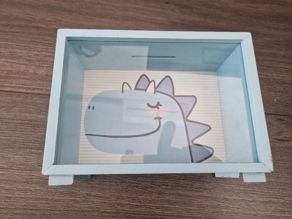 dino spaarpot, Ophalen, Zo goed als nieuw, Steen, Aardewerk of Keramiek, Dier
