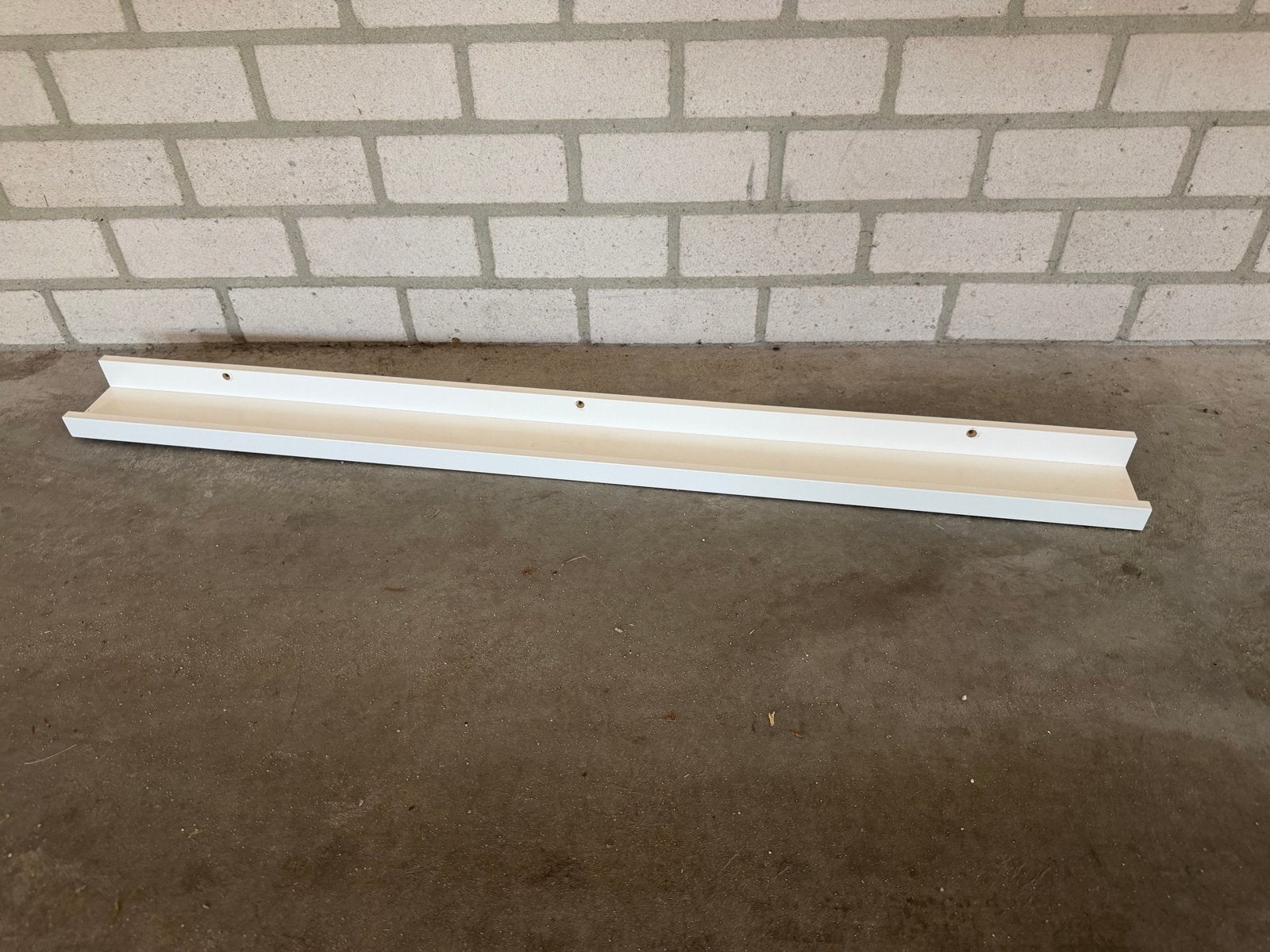 IKEA MOSSLANDA Schilderijplank wit 55 cm, Ophalen, Zo goed als nieuw