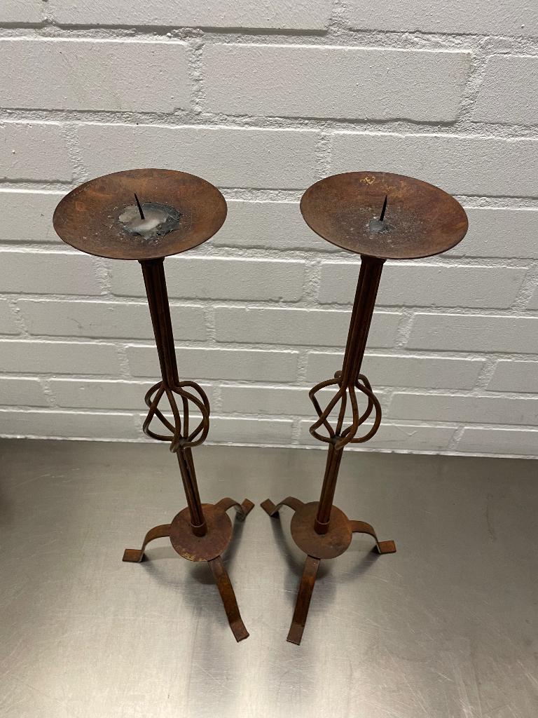 Kaarsenstandaard, Huis en Inrichting, Woonaccessoires | Kandelaars en Kaarsen, Ophalen, Overige materialen, Gebruikt, 25 tot 50 cm