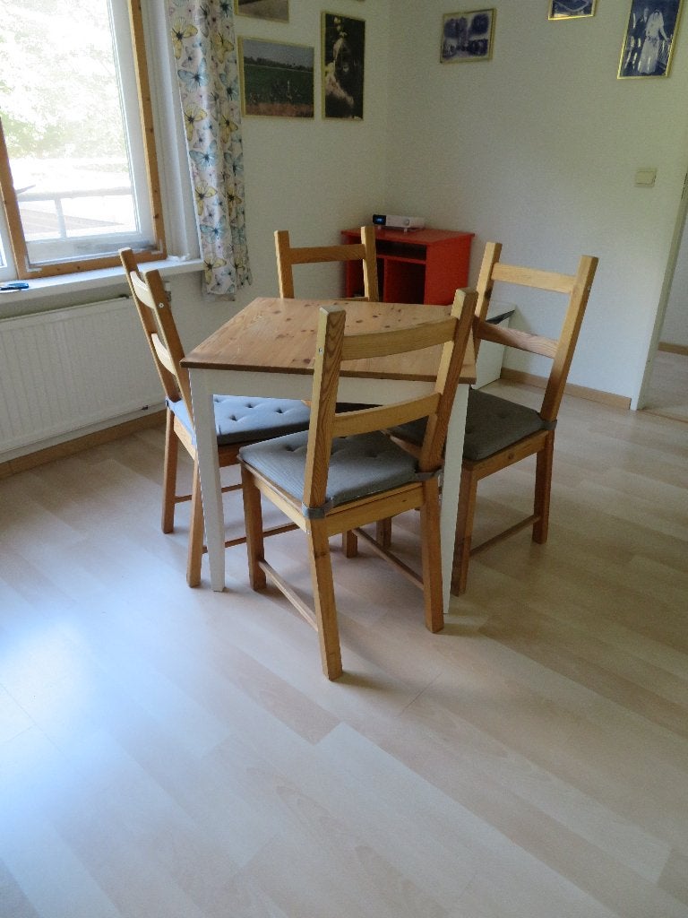 complete eethoek met 4 stoelen, Ophalen, Gebruikt, 4 tot 6 stoelen
