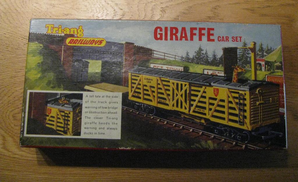 Giraffe car set in doos HO. Merk : Tri-ang Railsways, Hobby en Vrije tijd, Modeltreinen | H0, Overige merken, Gebruikt, Gelijkstroom