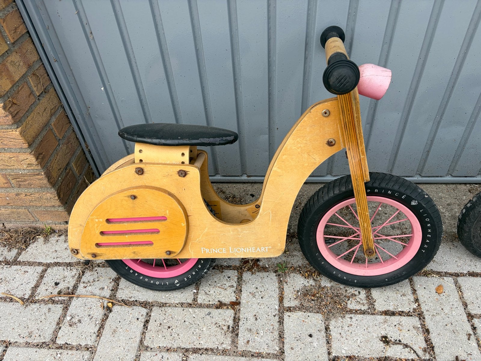 Prince Lionheart Loopfiets Hout Roze, Ophalen, Gebruikt, Loopfiets