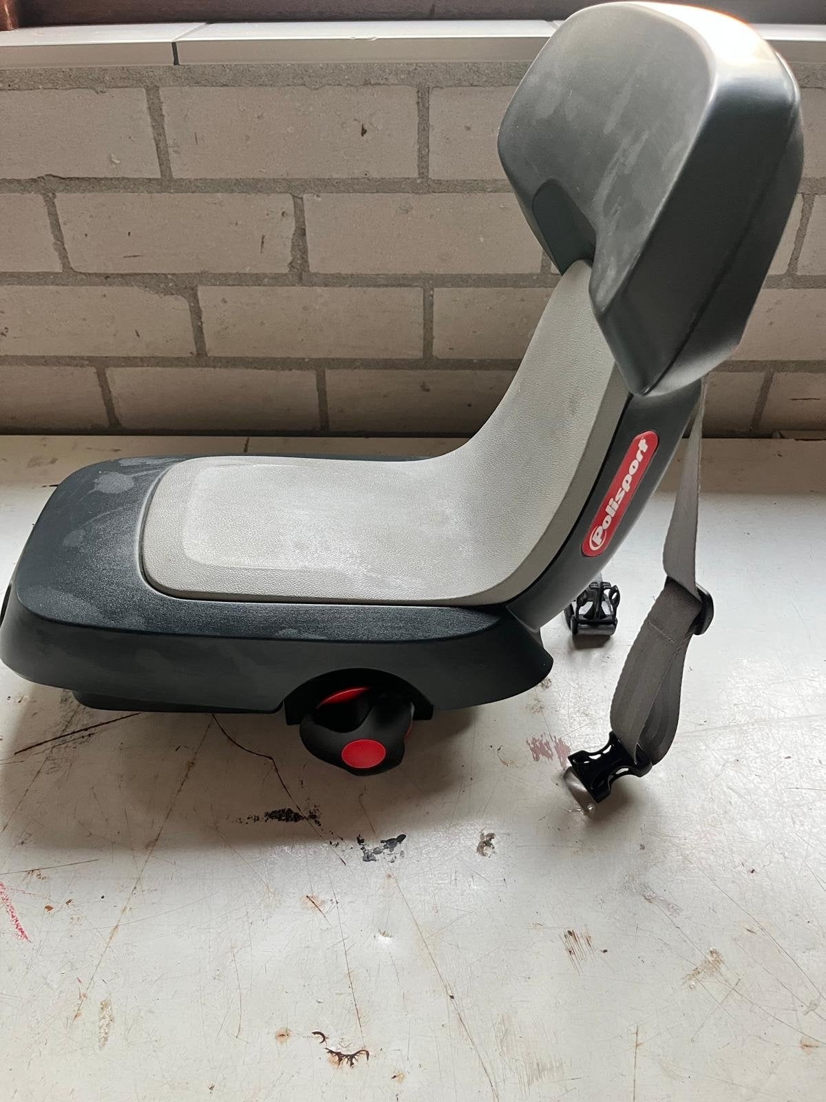Polisport Fietsstoeltje Achterzitje - Gebruikt, Fietsen en Brommers, Fietsaccessoires | Fietsstoeltjes, Ophalen, Gebruikt, 9 t/m 18 kg