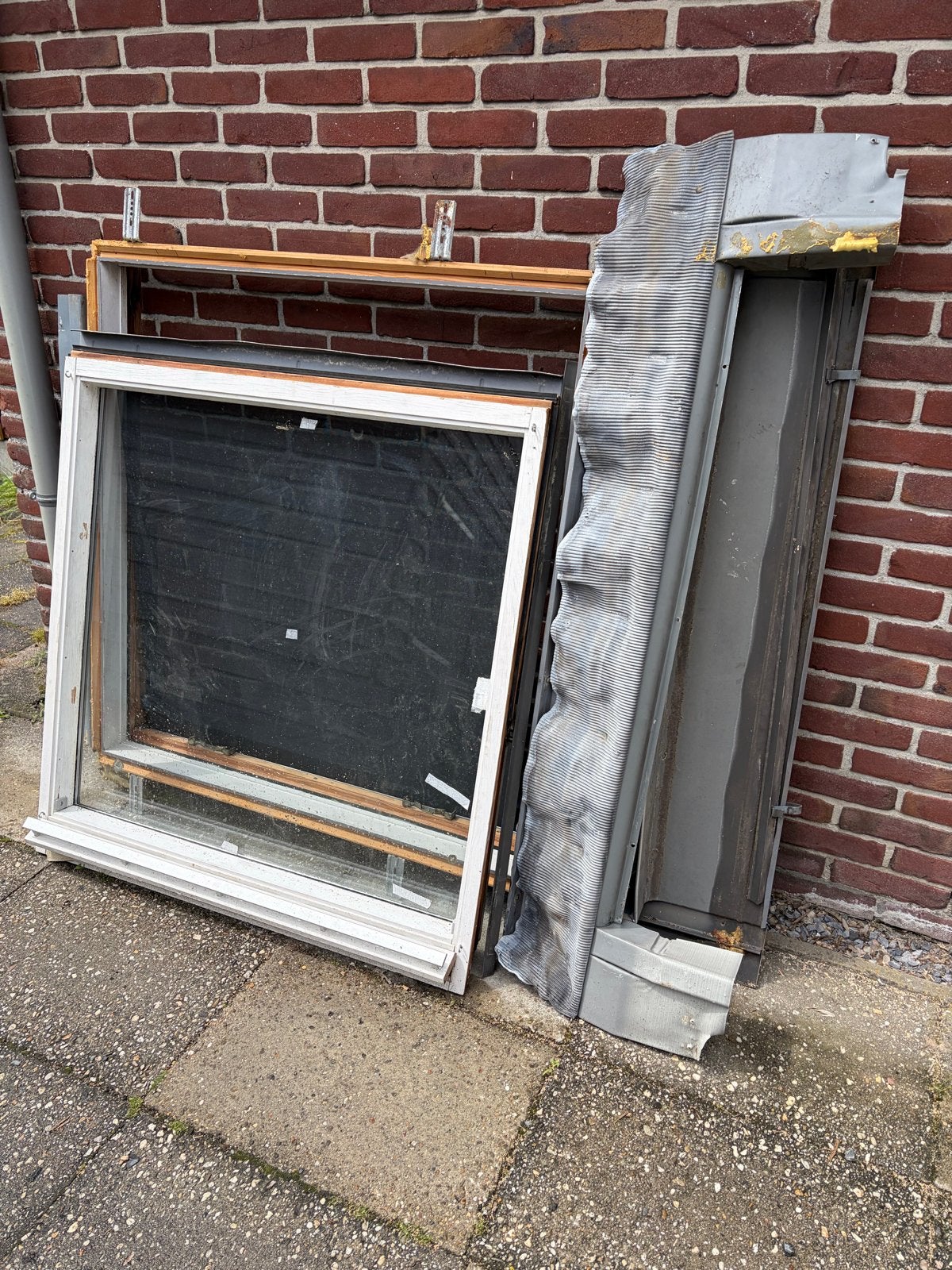 Velux Dakraam 114x118 cm, Doe-het-zelf en Verbouw, Glas en Ramen, Ophalen, Gebruikt, Minder dan 80 cm, 80 tot 120 cm