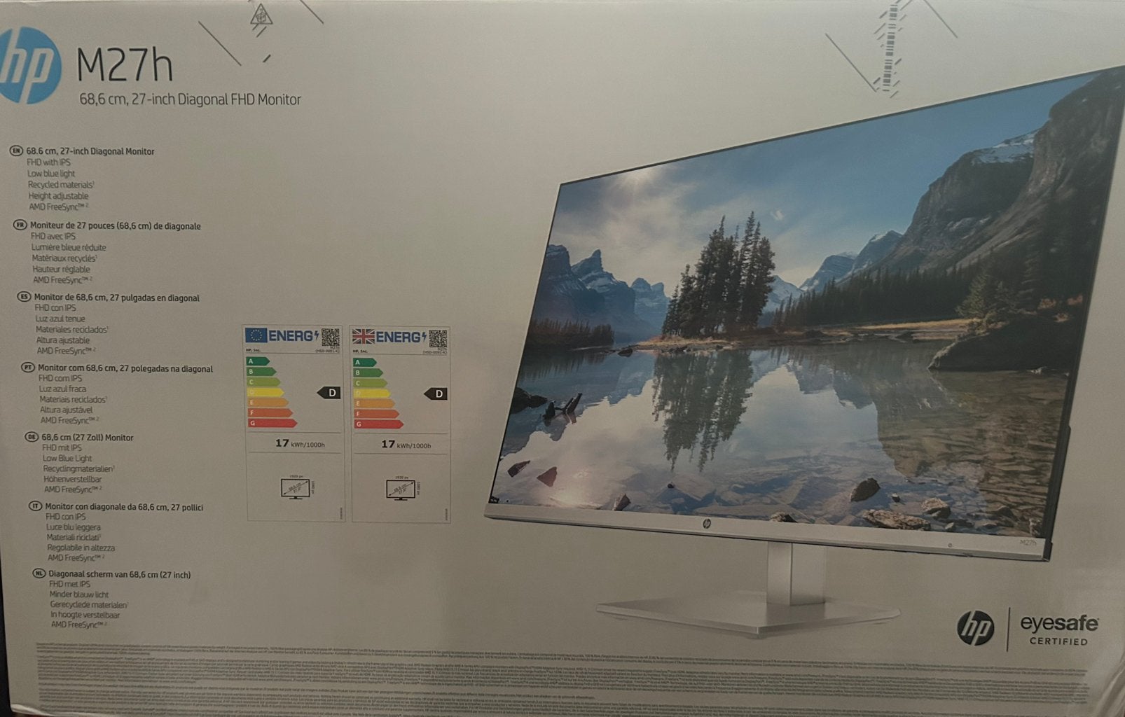HP M27H monitor, Computers en Software, Monitoren, Gaming, HDMI, Full HD, Ophalen of Verzenden