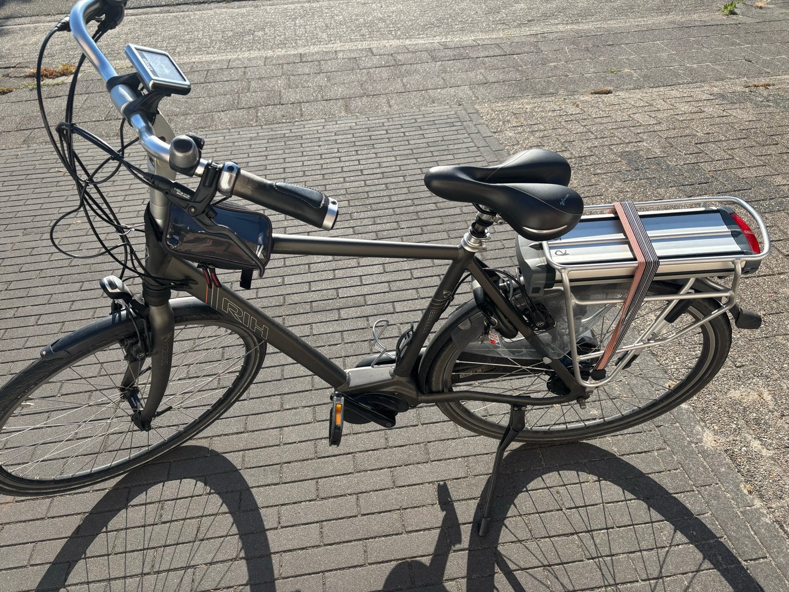 RIH X-omega E-bike Heren 56 cm, Gebruikt, 50 km per accu of meer, 55 tot 59 cm, Ophalen