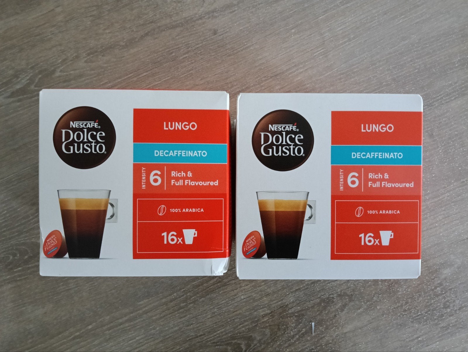 2x Dolce Gusto Lungo Decaffeinato koffiecups (32 cups), Diversen, Ophalen