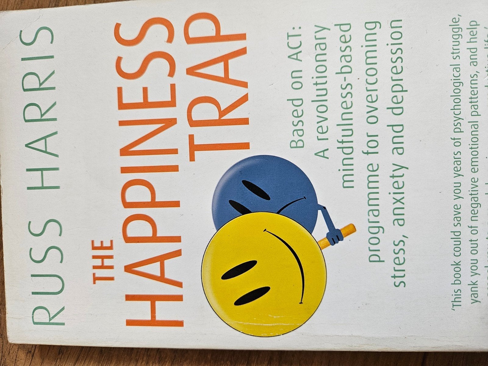 The Happiness Trap - Russ Harris (Engels), Boeken, Ophalen of Verzenden, Gelezen, Klinische psychologie, Russ Harris