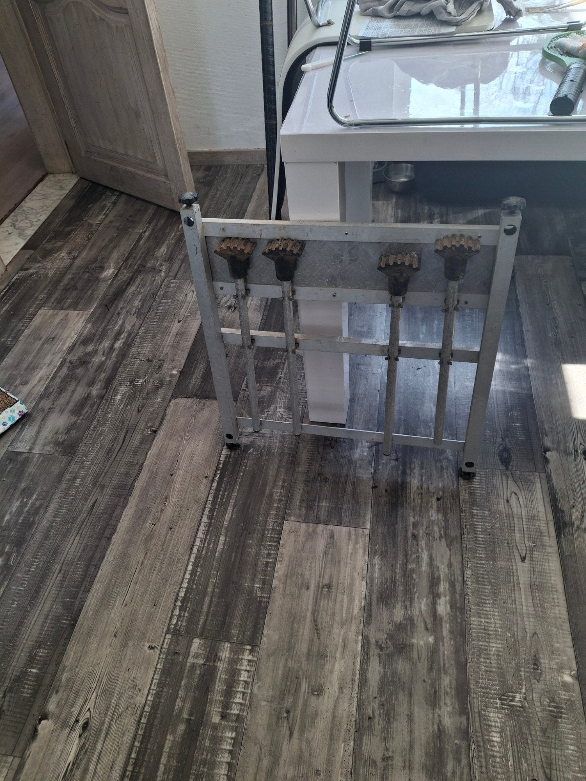 Aluminium viskist / visplatform, Ophalen, Gebruikt