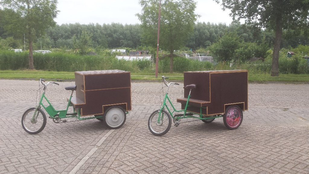 Bakfiets kraam - echte eyecatcher en foodtruck alternatief, Overige merken, Gebruikt, Goederen, Ophalen of Verzenden