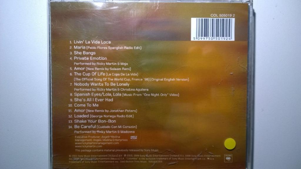 Ricky Martin - The Best Of Ricky Martin, Cd's en Dvd's, Ophalen of Verzenden, Zo goed als nieuw