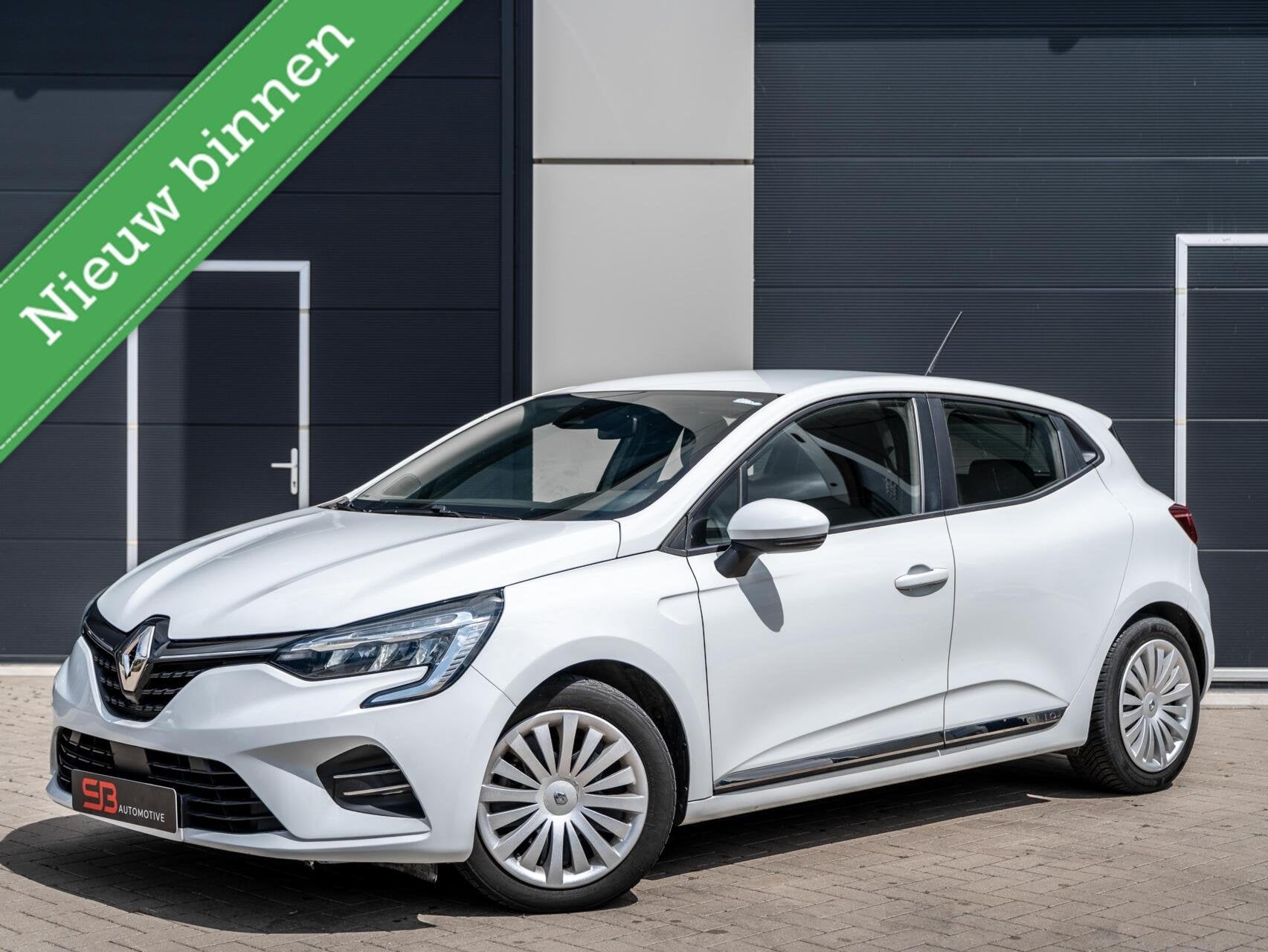 Renault Clio 1.6 E-Tech Hybrid 140 Sensoren|Airco|Garantie!, Auto's, Stof, Zwart, 4 cilinders, Verwarmde buitenspiegels