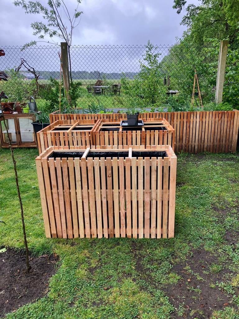 Mooie Douglas Moestuinbak / Plantenbak 114x38x75 cm, Ophalen, 100 cm of meer, Nieuw, 60 cm of meer