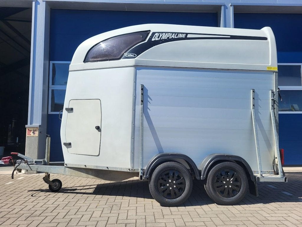 Atec 1.5 Aluminium paardentrailer zadelkamer nieuwe banden**, Gebruikt, Aluminium, 1½-paards trailer