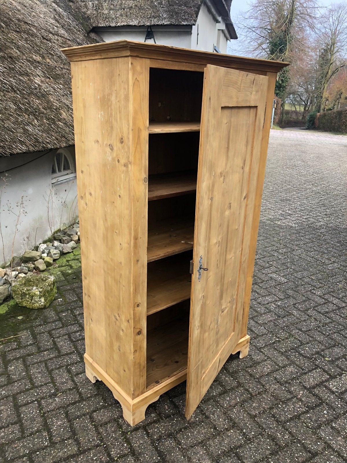 Oud grenen kast/in/legkast/kast, Ophalen of Verzenden