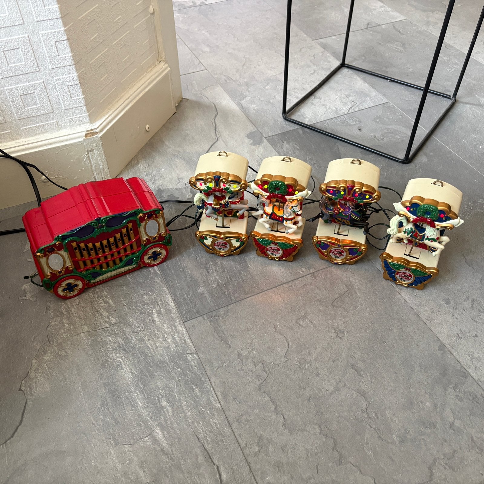 Holiday carousel met licht en muziek, Ophalen of Verzenden
