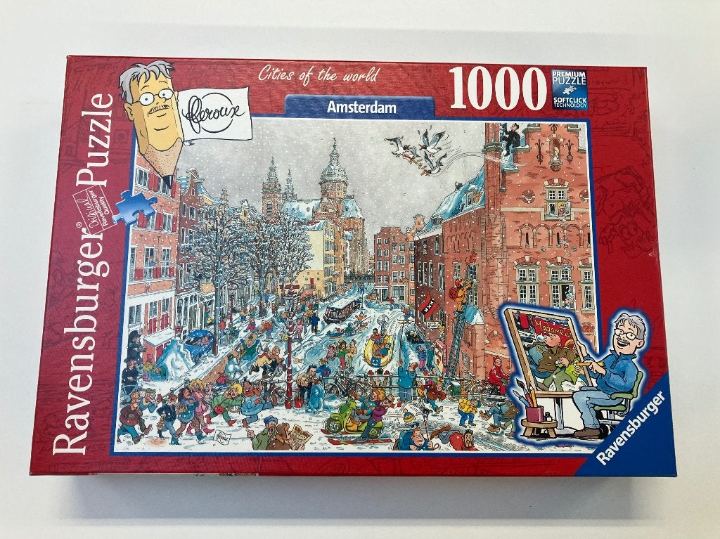 Ravensburger Cities Of The World – 5 stuks, Ophalen, 500 t/m 1500 stukjes, Zo goed als nieuw, Legpuzzel
