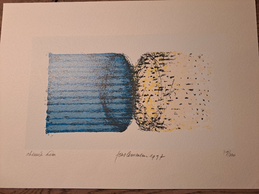 Zeefdruk Fons Lemmens, Antiek en Kunst, Kunst | Litho's en Zeefdrukken, Ophalen of Verzenden