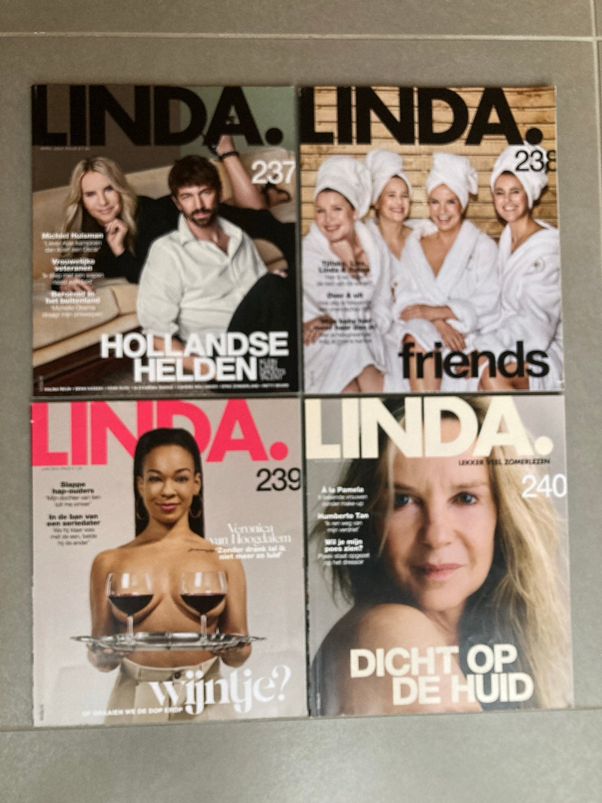 LINDA. magazines - diverse edities, Ophalen of Verzenden, Zo goed als nieuw, Damesbladen