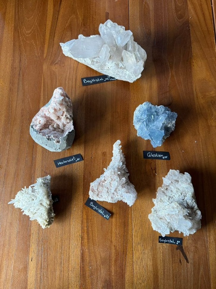 Diverse edelstenen kristallen mineralen, Ophalen of Verzenden, Nieuw