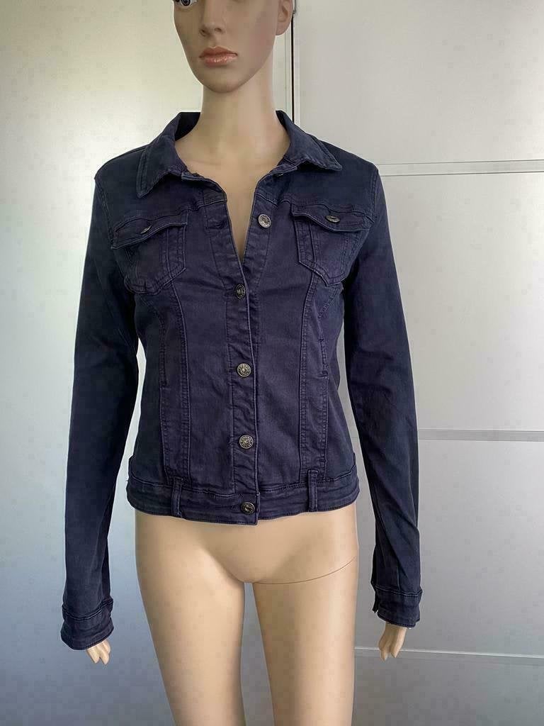 F1078 Nieuw: Zac & Zoe maat S=36 spijkerjasje jasje jeans, Kleding | Dames, Blauw, Nieuw, Ophalen of Verzenden, Jasje