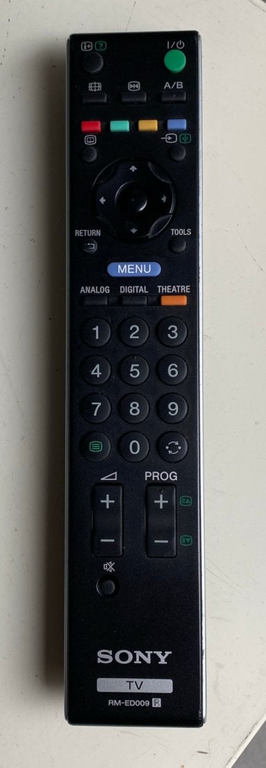 Sony RM ED009 TV Afstandsbediening, Ophalen of Verzenden, Zo goed als nieuw, Origineel, Tv