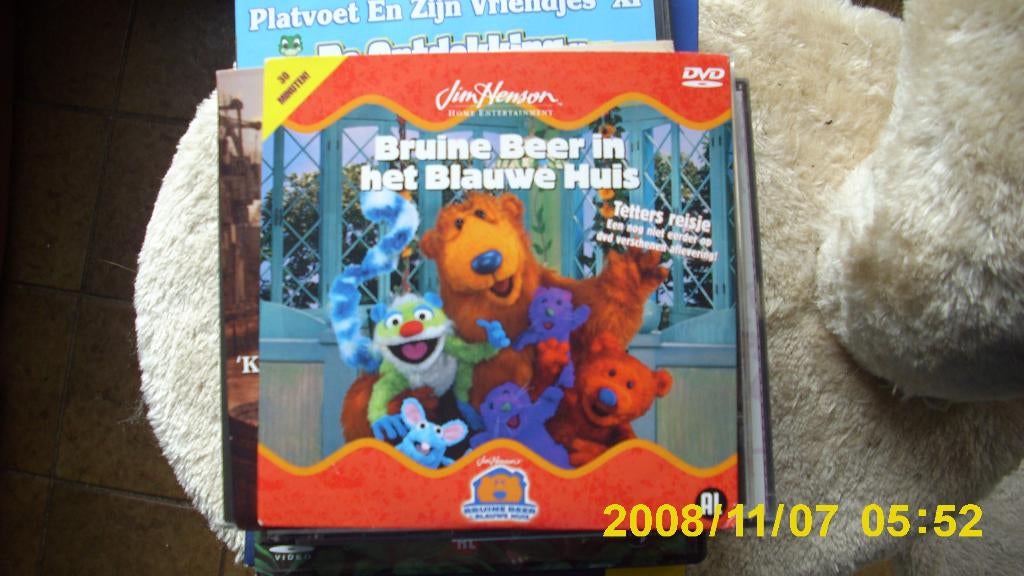 Bruine beer in het blauwe huis Tetters reisje, Cd's en Dvd's, Dvd's | Kinderen en Jeugd, Alle leeftijden, Verzenden, Zo goed als nieuw