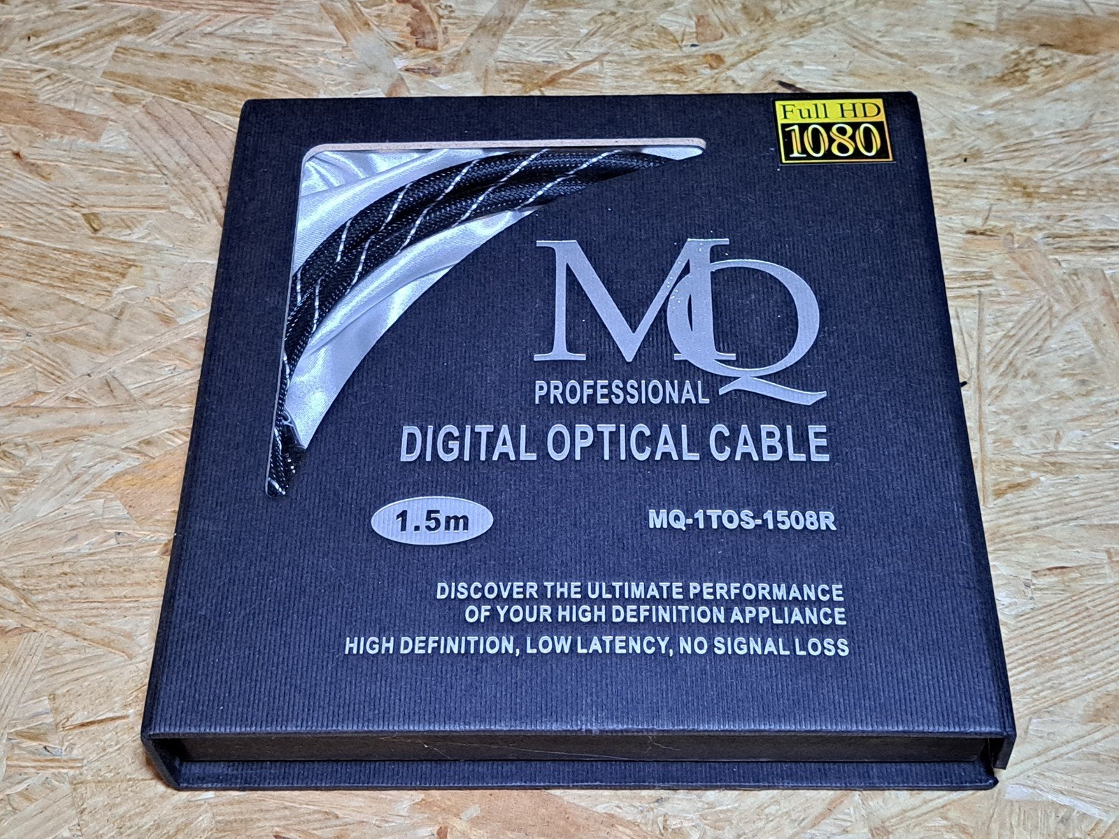 MQ Professional Digitale Optische Kabel 1.5m, Audio, Tv en Foto, Audiokabels en Televisiekabels, Ophalen of Verzenden, Nieuw, Minder dan 2 meter